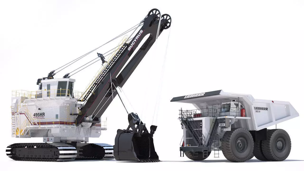 Mining Machines 4 3D Model Collection_0