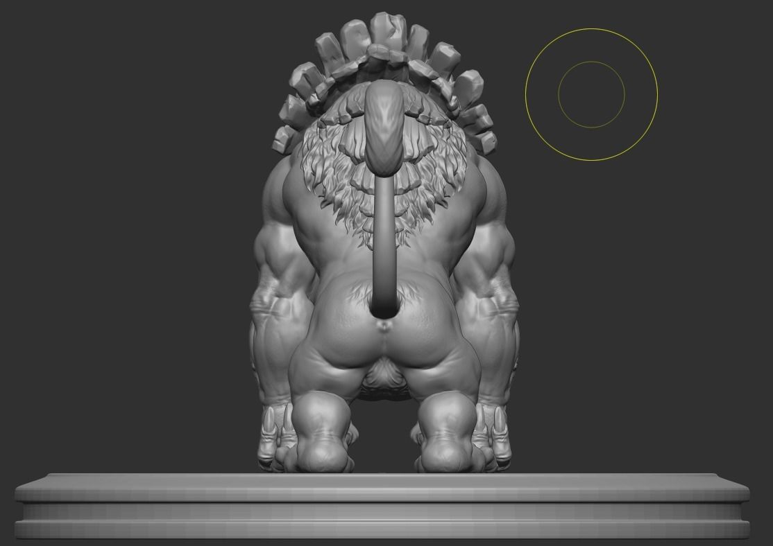 monster01 saber-toothed mongoose 3D model_1