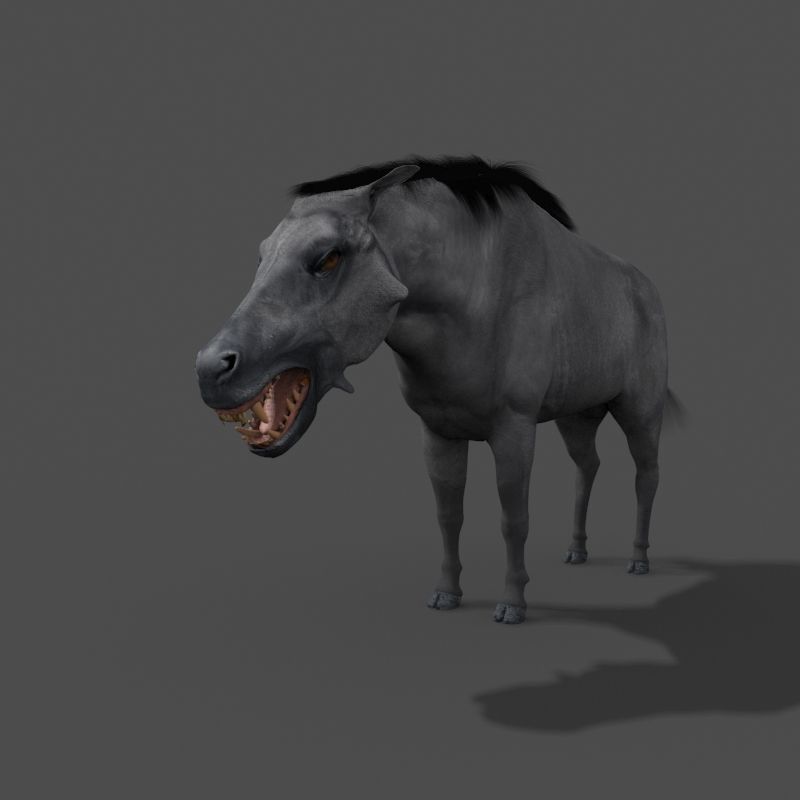 Hell Pig - daeodon shoshonensis 3d model 3D model_5