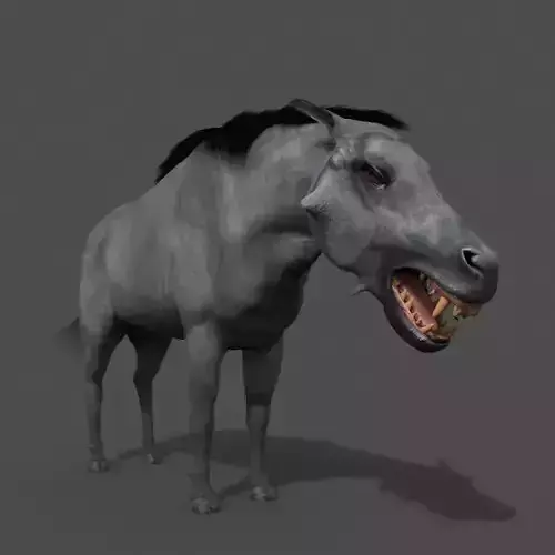 Hell Pig - daeodon shoshonensis 3d model 3D model