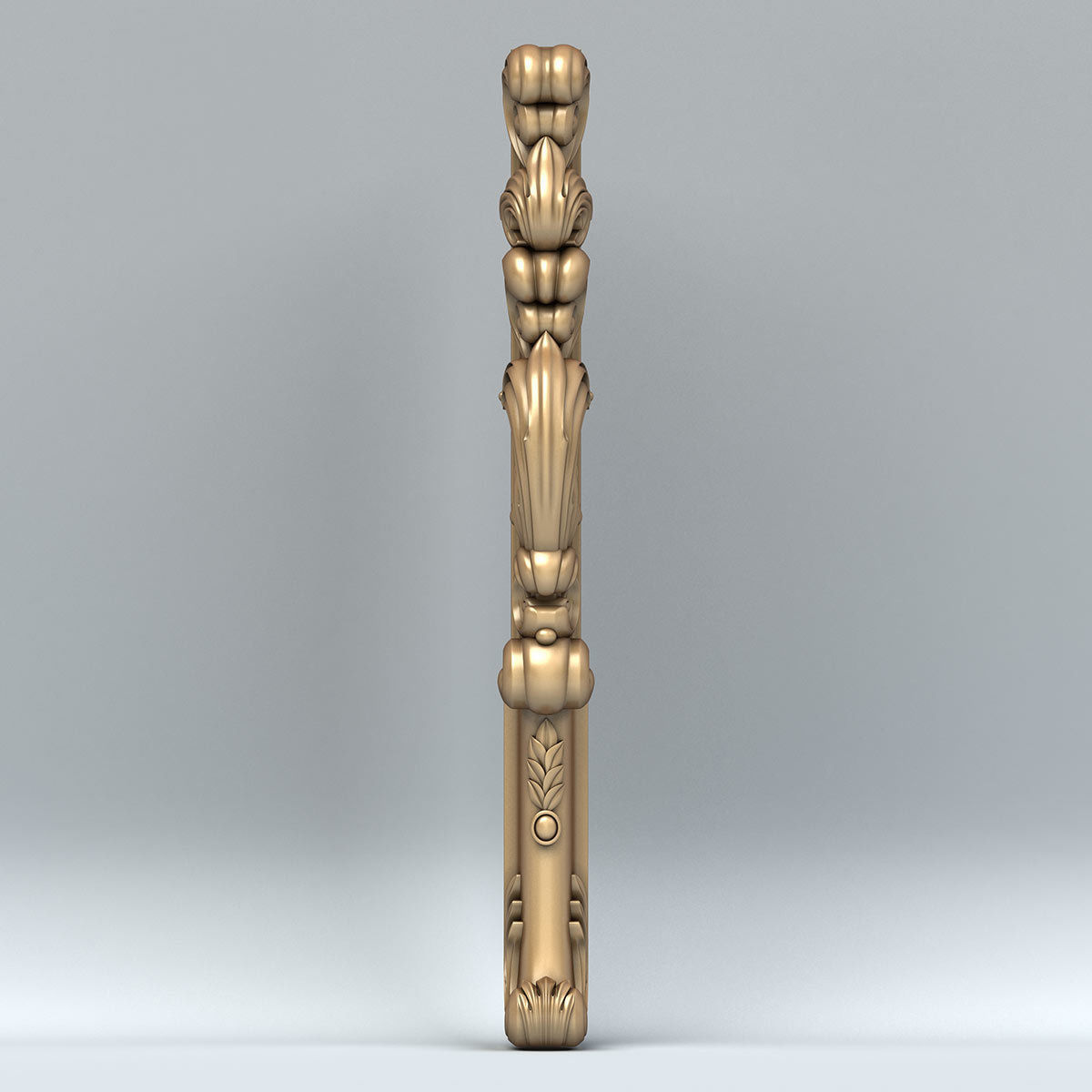 Furniture leg 015 3D model_2