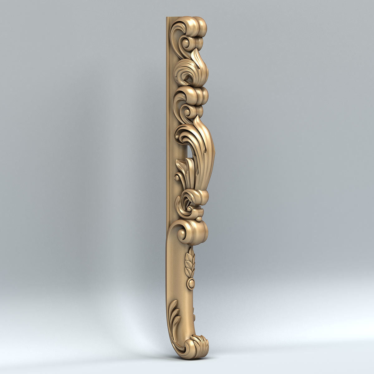 Furniture leg 015 3D model_1