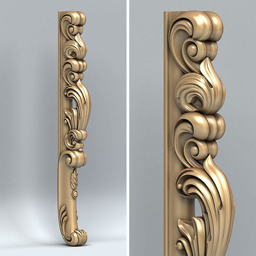 Furniture leg 015 3D model