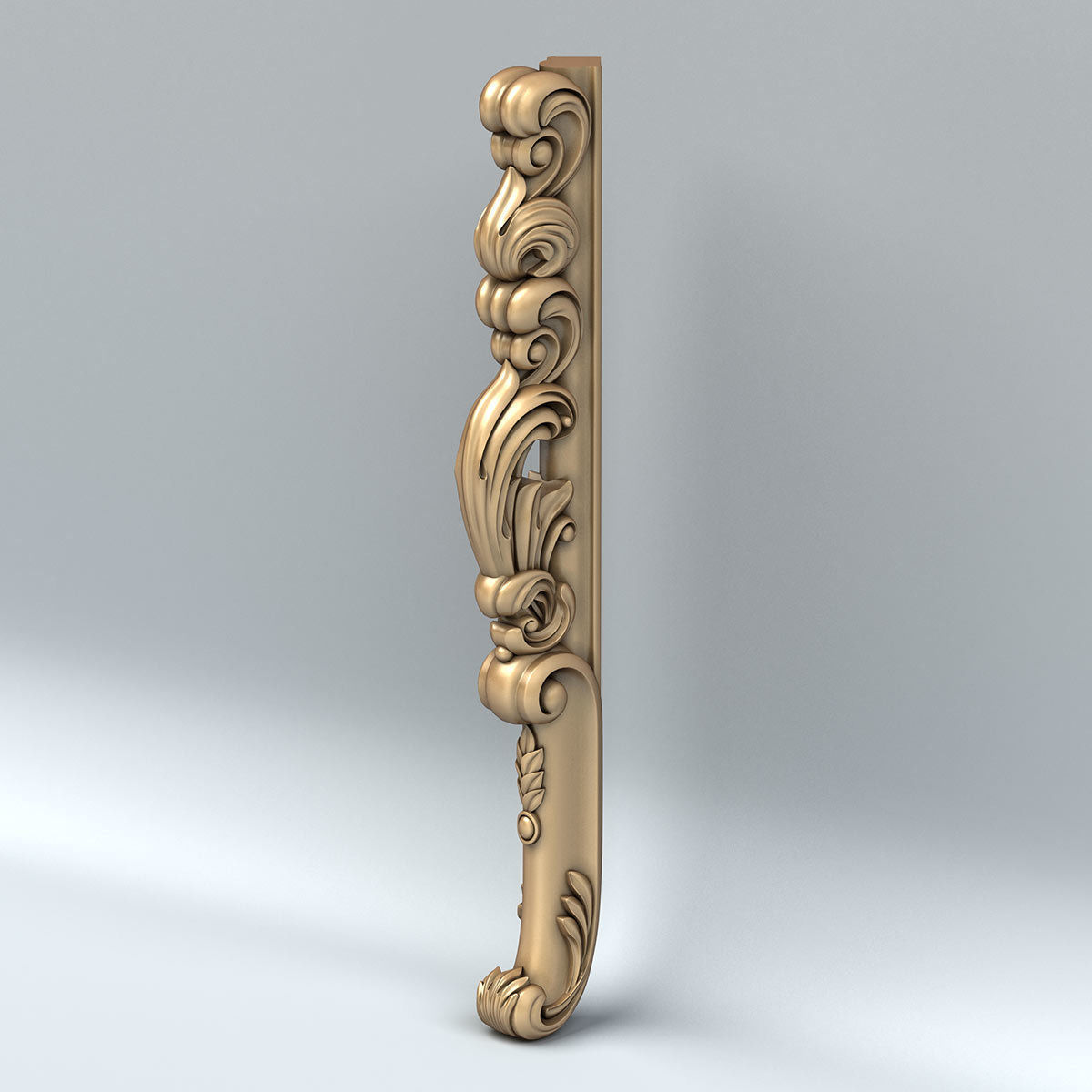 Furniture leg 015 3D model_4