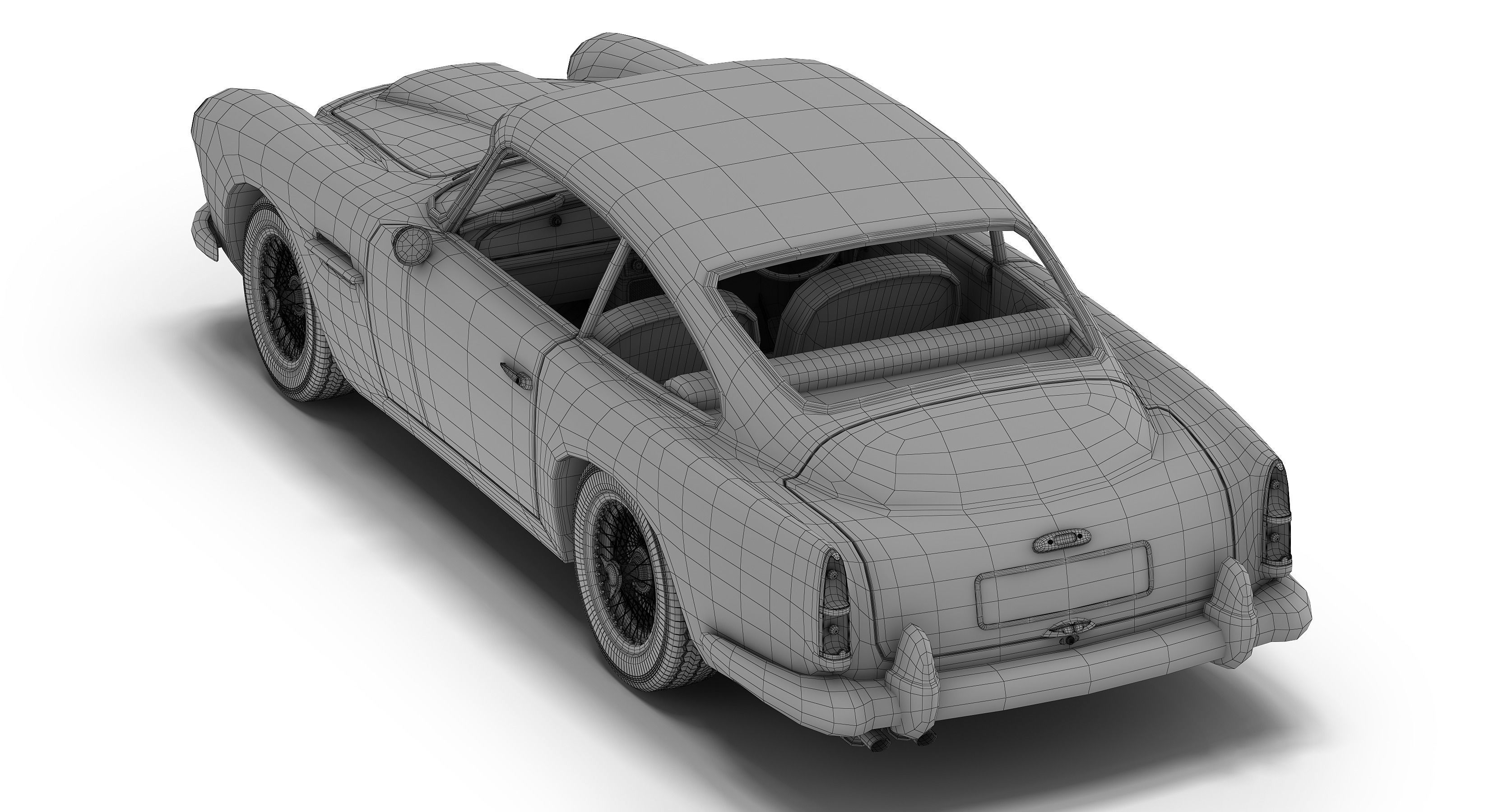 Aston Martin DB4 3D model_9