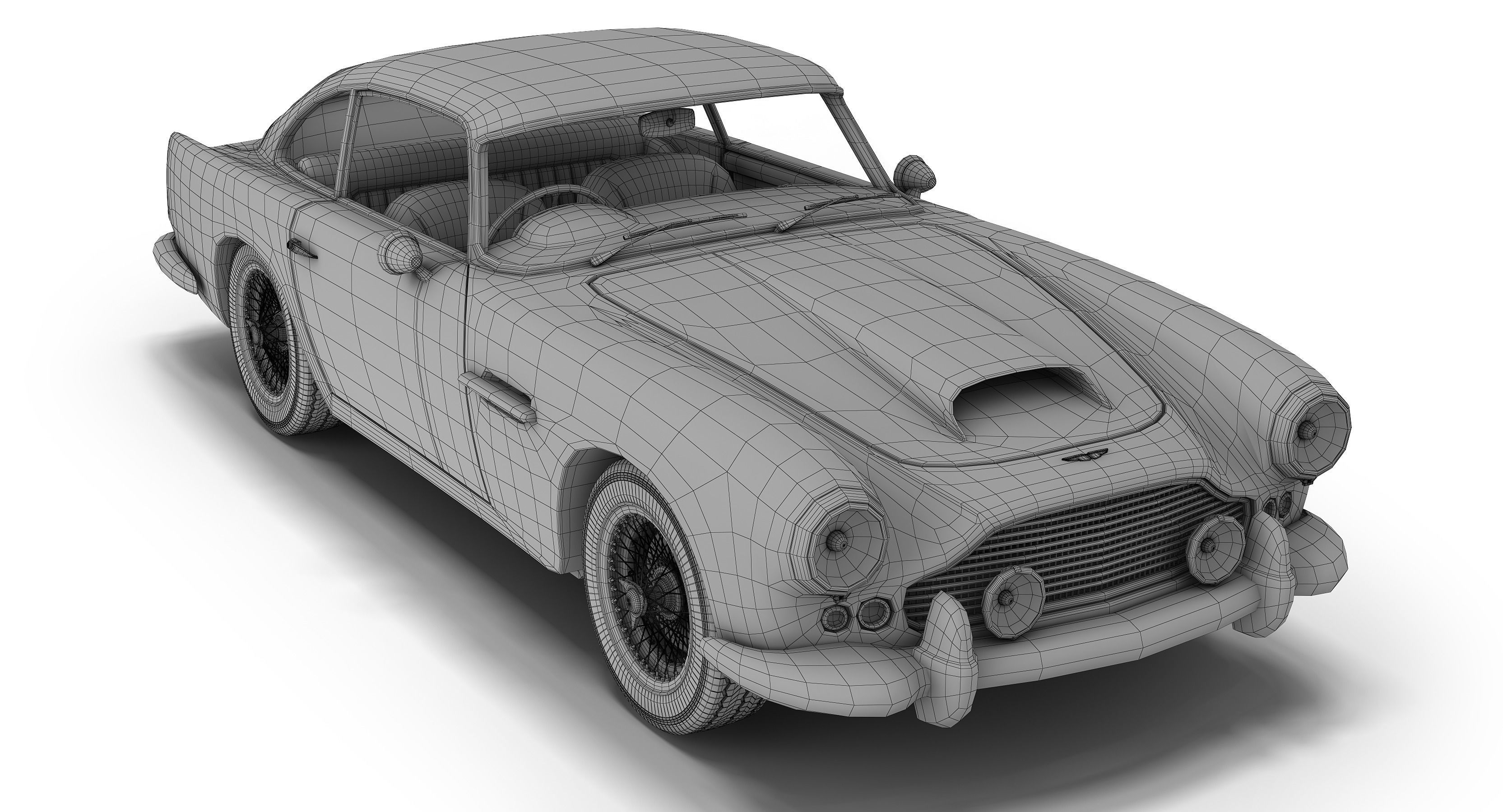 Aston Martin DB4 3D model_1