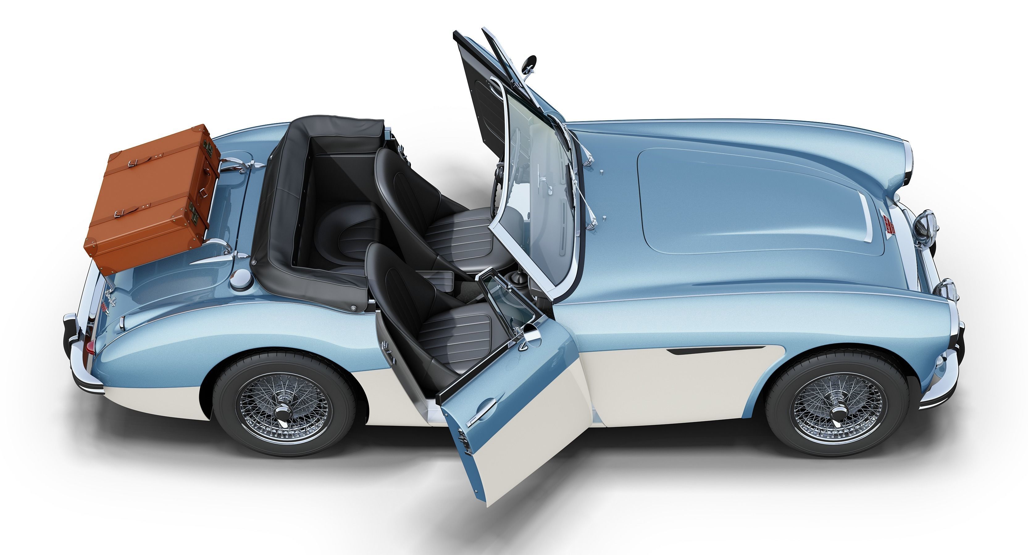 Austin-Healey 3000 MkII 3D model_2