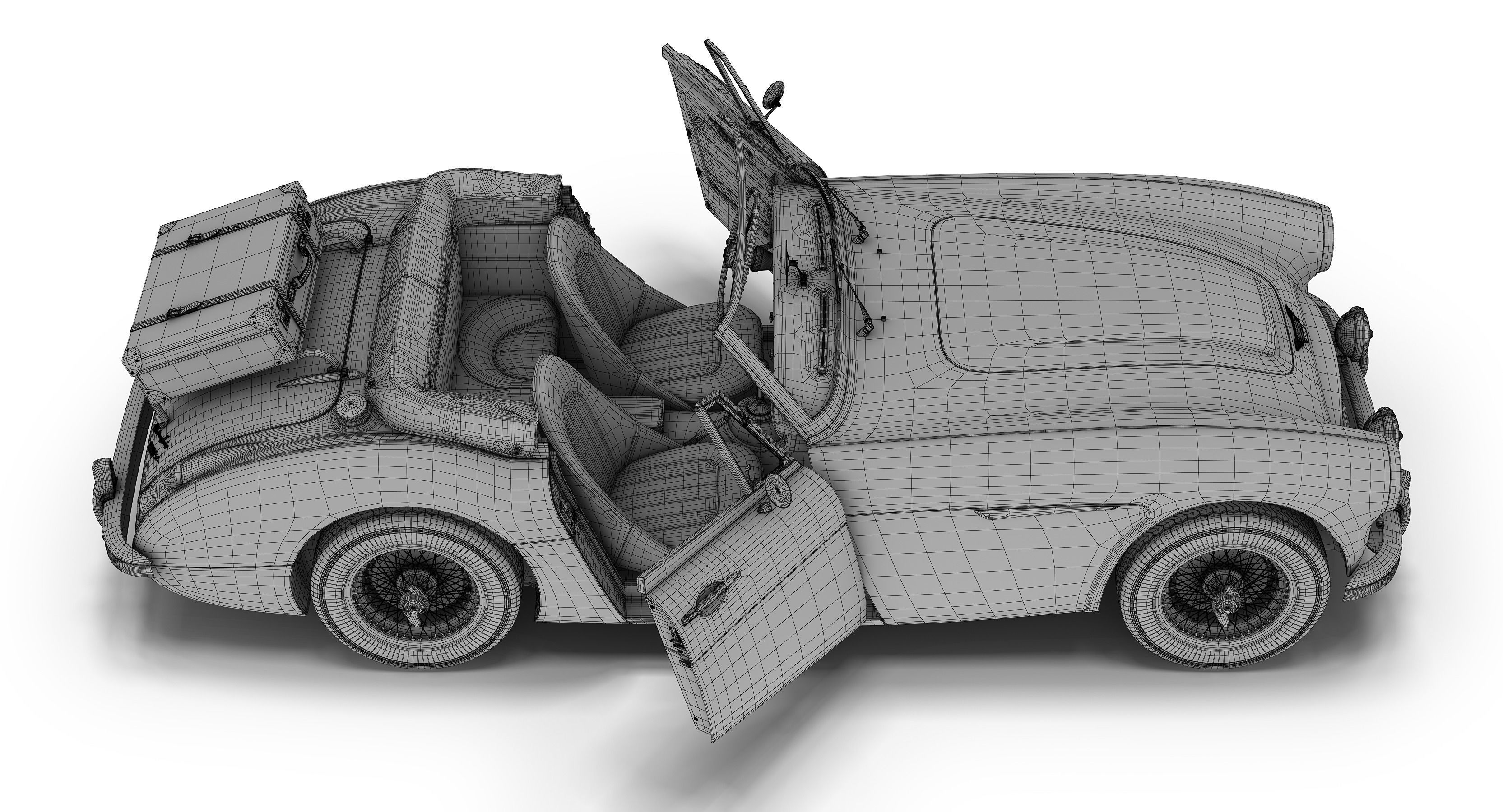Austin-Healey 3000 MkII 3D model_3
