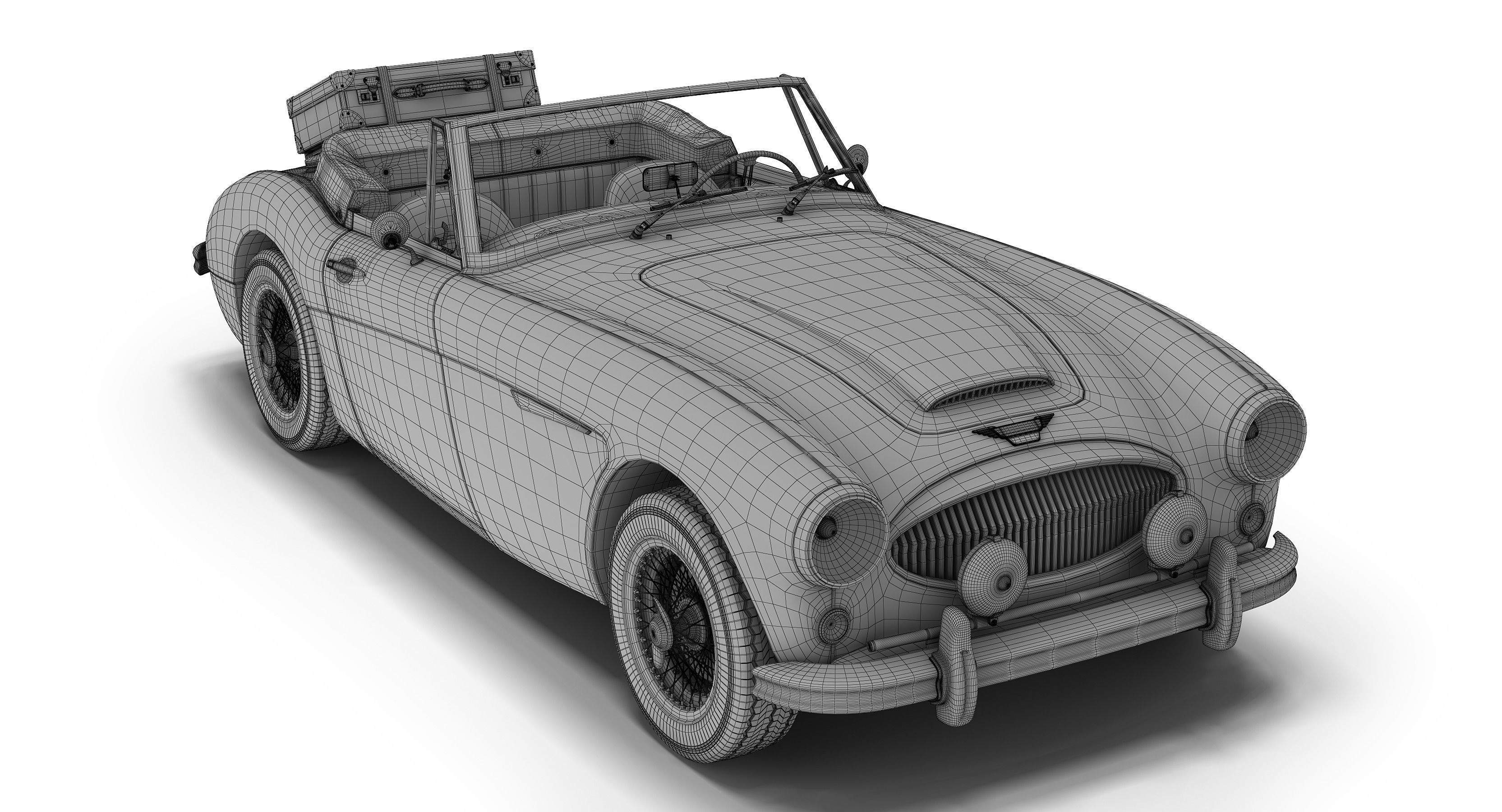 Austin-Healey 3000 MkII 3D model_1
