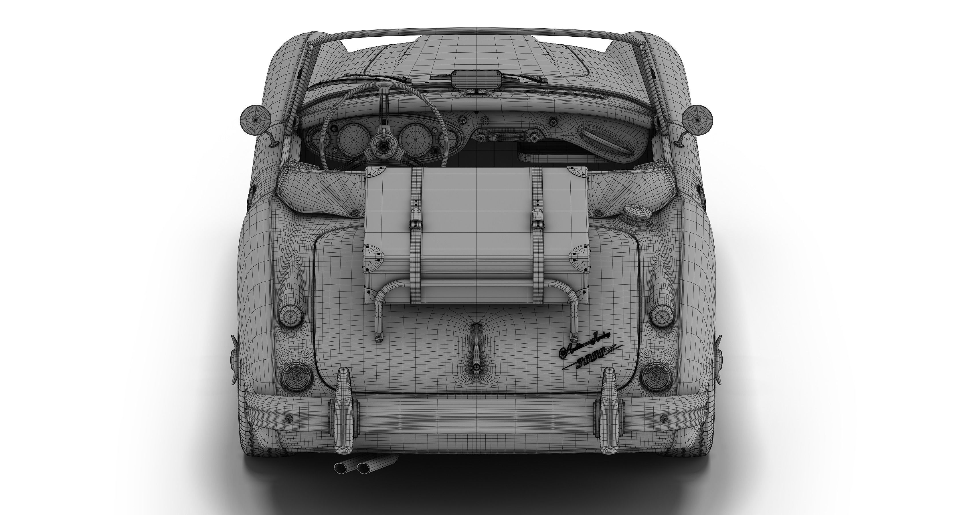 Austin-Healey 3000 MkII 3D model_7