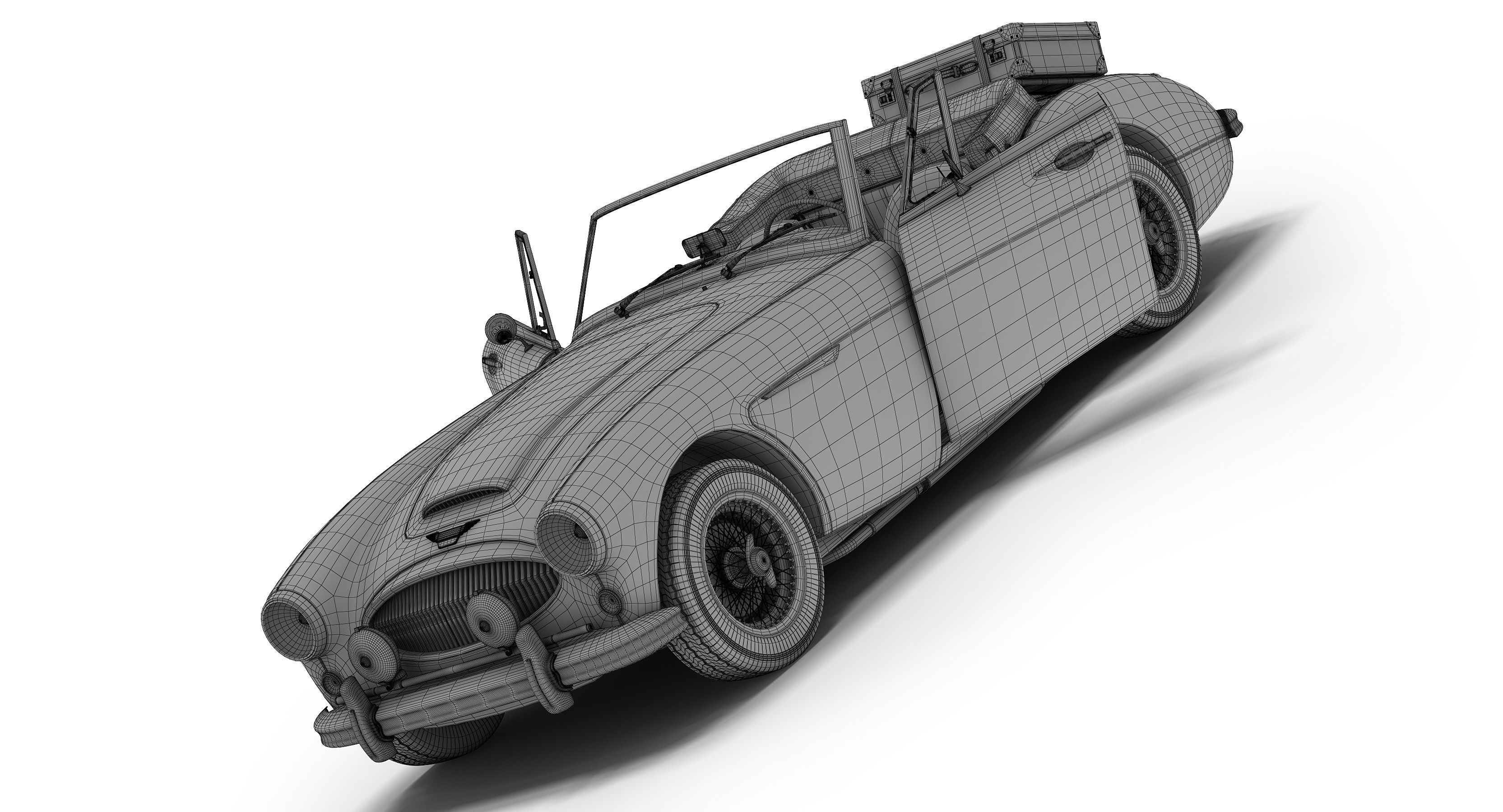 Austin-Healey 3000 MkII 3D model_11