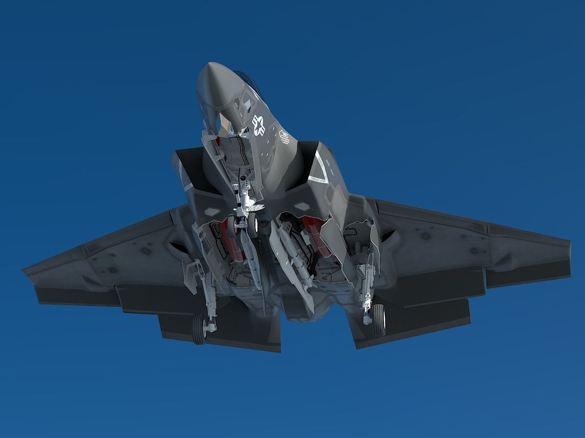 Powerful F35CF 3D model_3