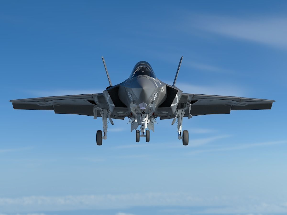 Powerful F35CF 3D model_2