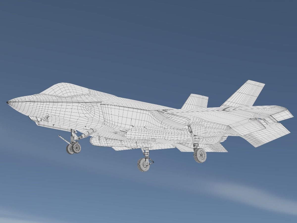 Powerful F35CF 3D model_18