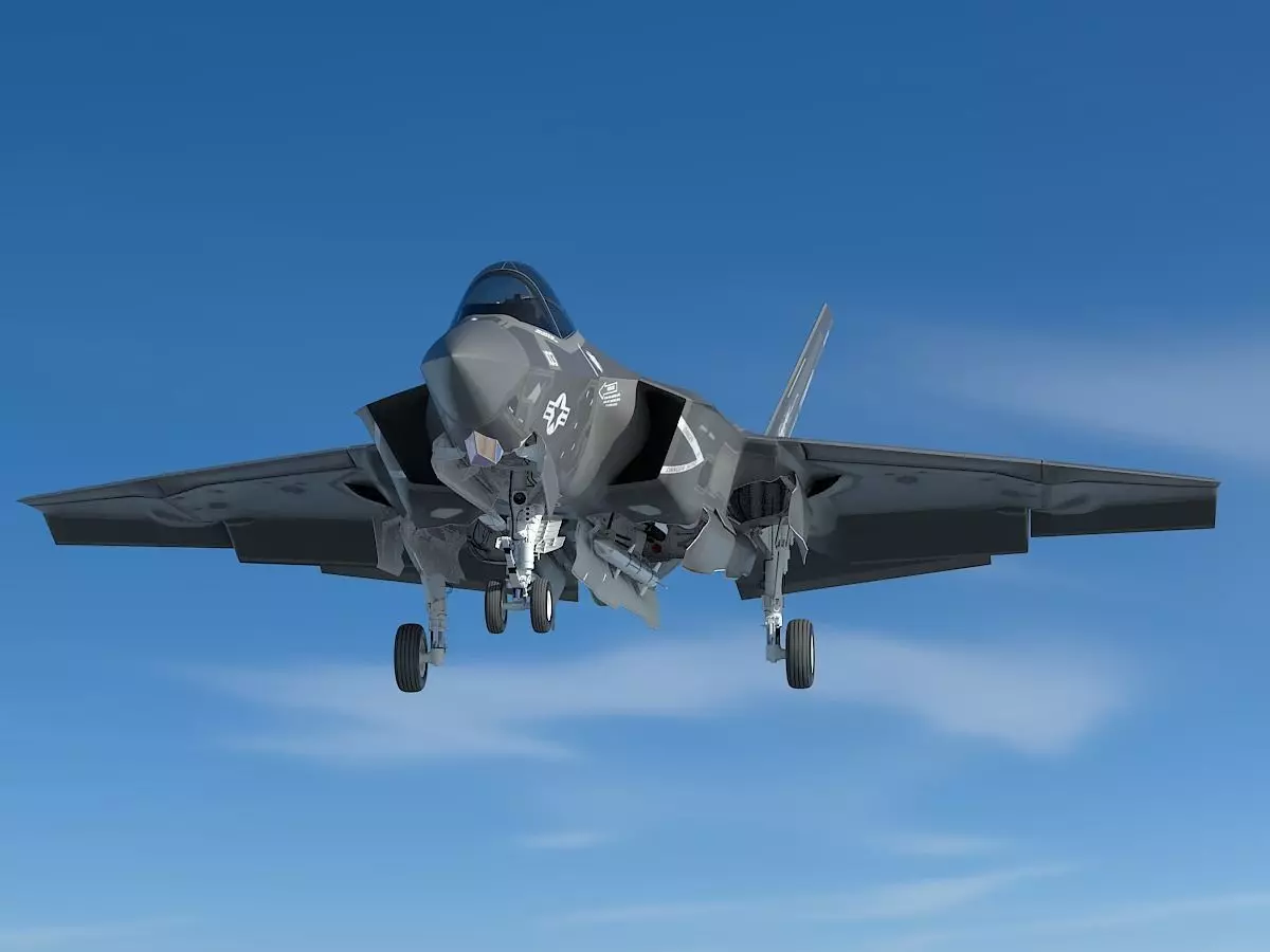 Powerful F35CF 3D model_0