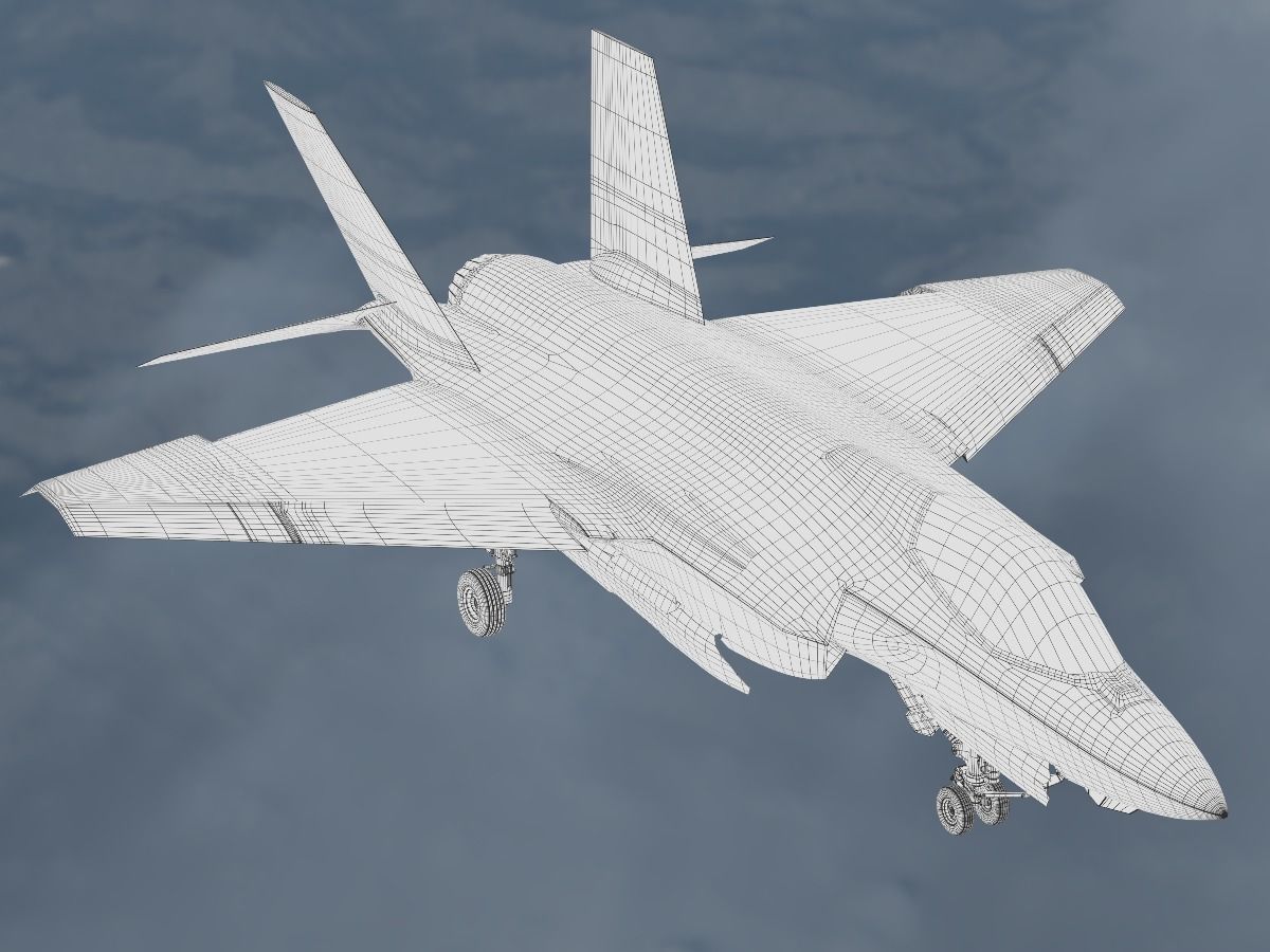 Powerful F35CF 3D model_20