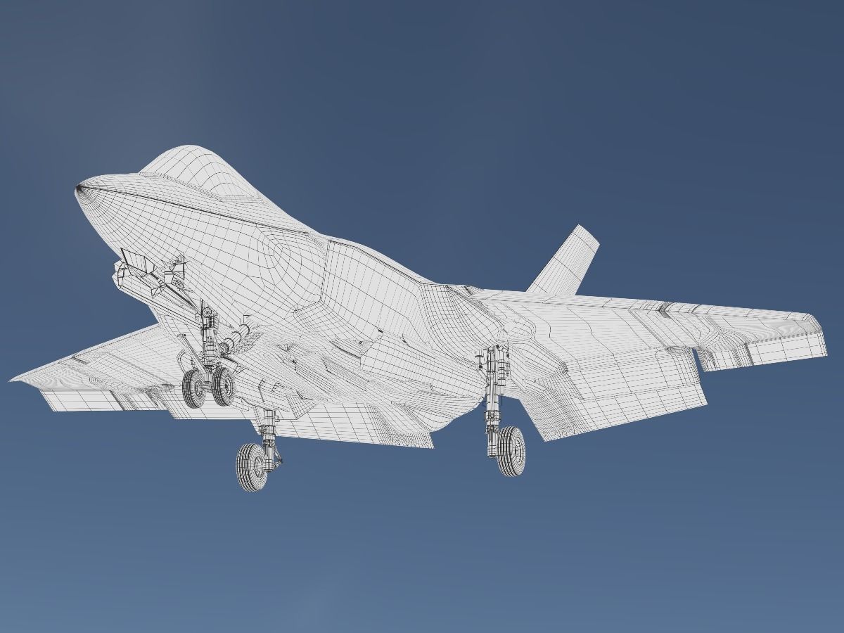 Powerful F35CF 3D model_17