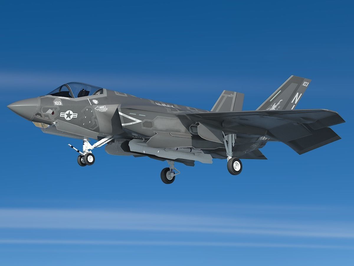 Powerful F35CF 3D model_1