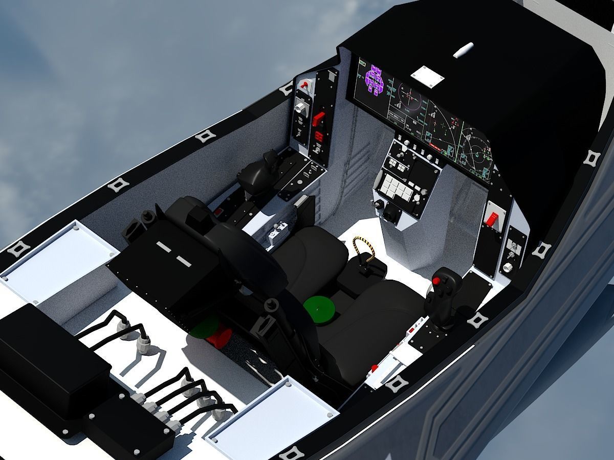 Powerful F35CF 3D model_7