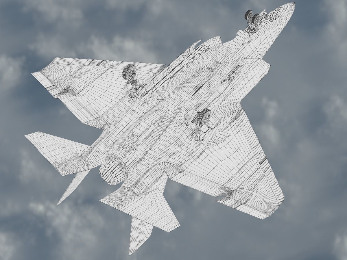 Powerful F35CF 3D model_21