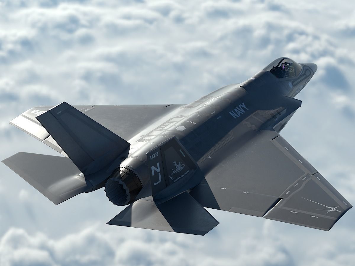 Powerful F35CF 3D model_12