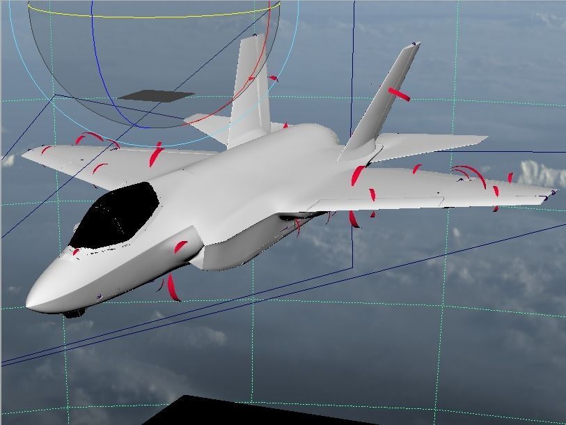 Powerful F35CF 3D model_15