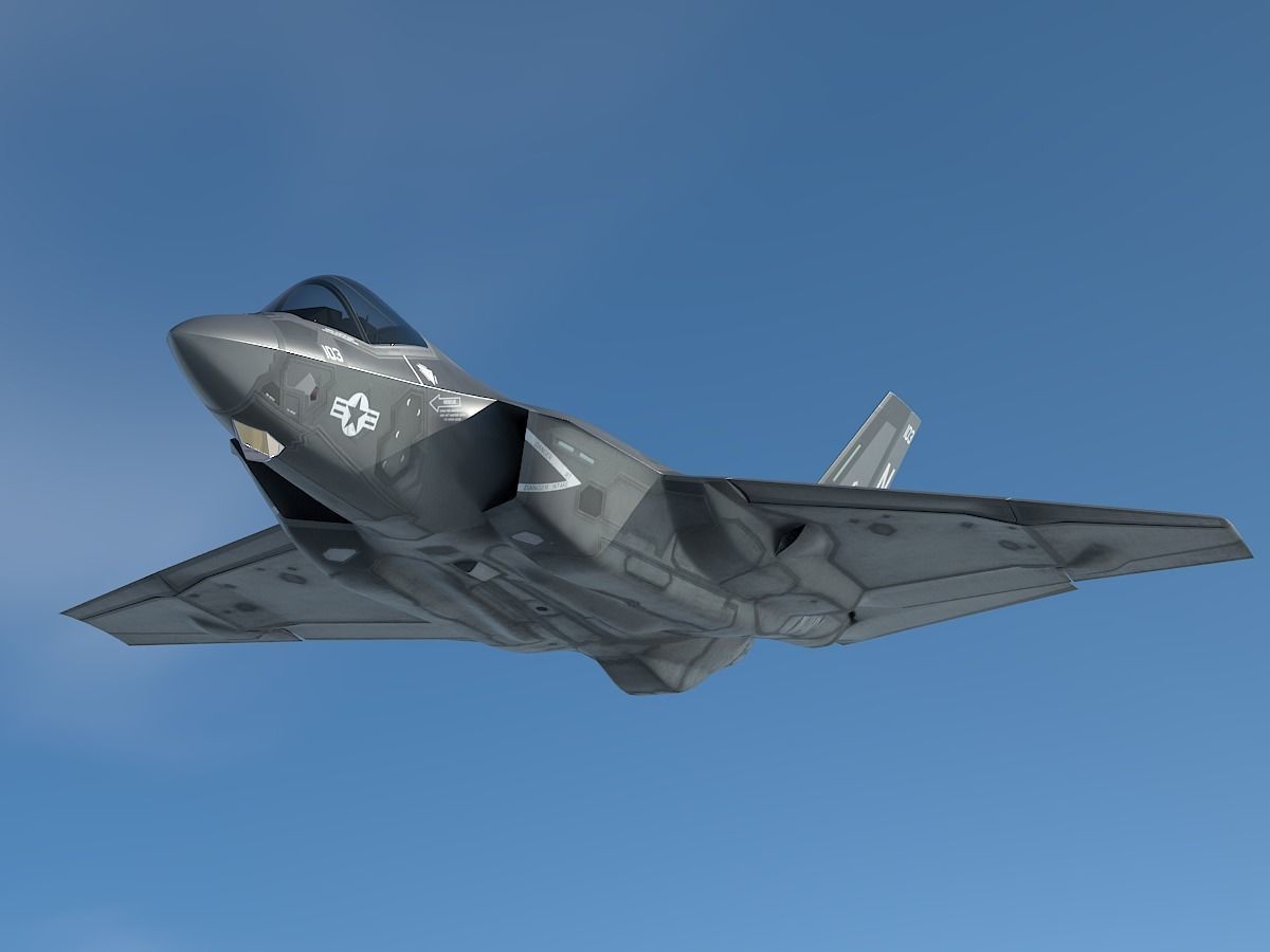 Powerful F35CF 3D model_10
