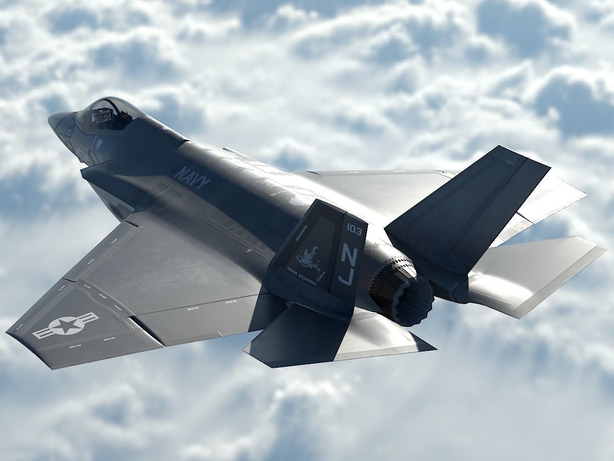 Powerful F35CF 3D model_13