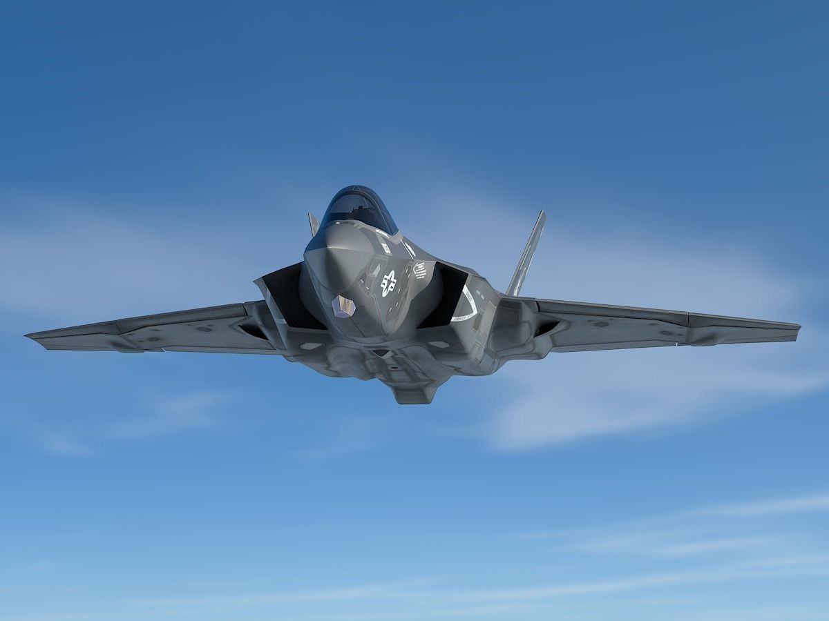 Powerful F35CF 3D model_8