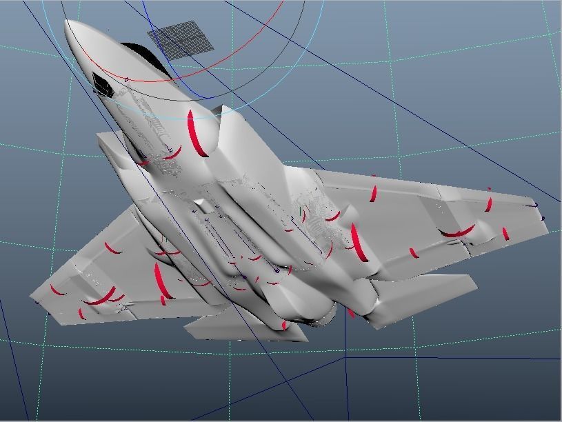 Powerful F35CF 3D model_16