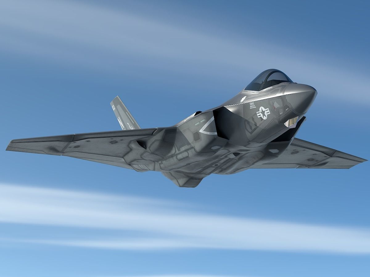 Powerful F35CF 3D model_11
