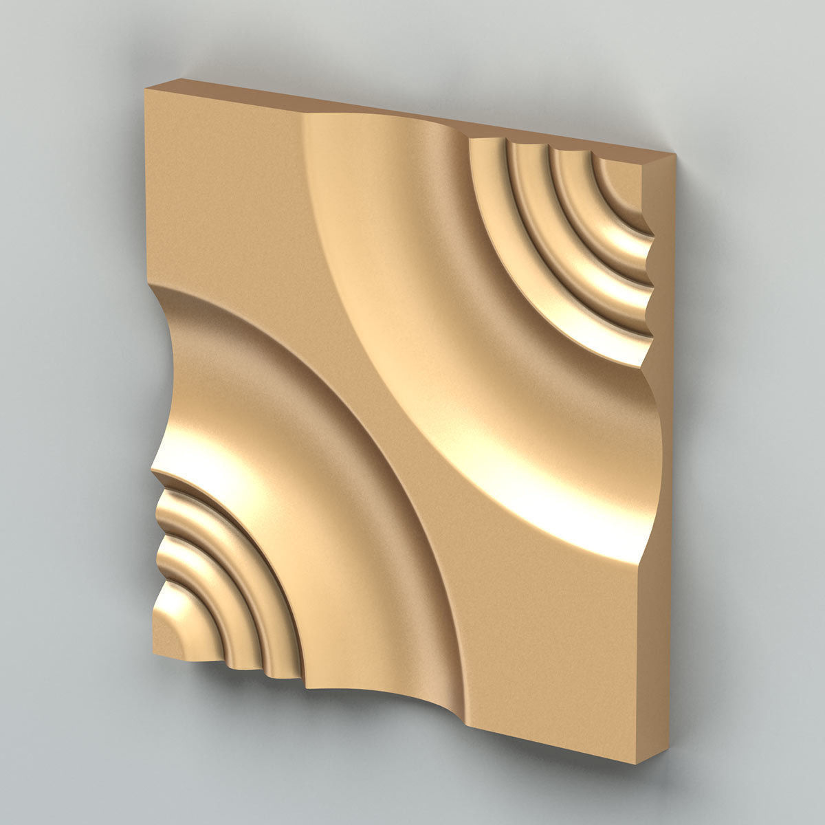 Wall panel 010 3D model_3