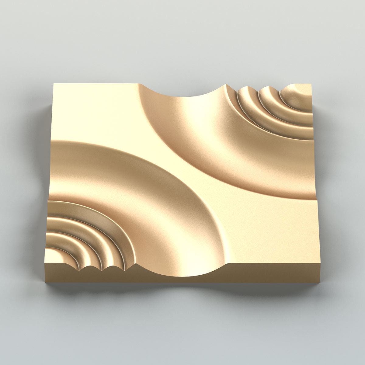 Wall panel 010 3D model_4