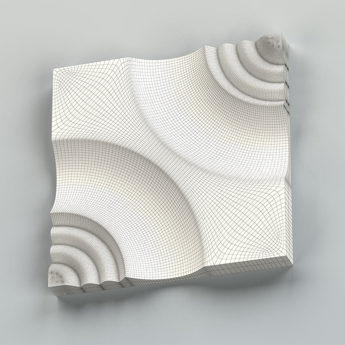Wall panel 010 3D model_7