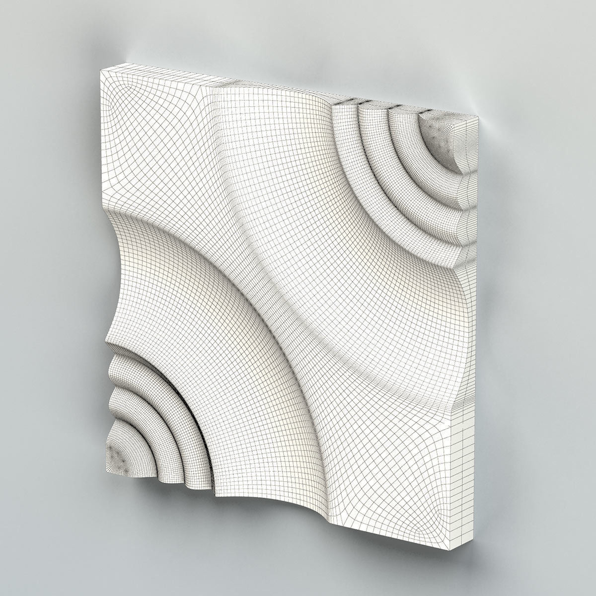 Wall panel 010 3D model_6