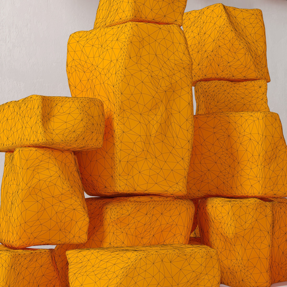 Rock stone collection 3D model_4