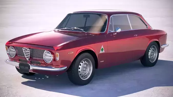 Alfa Romeo Giulia GTA 1965-1969 vray 3D model