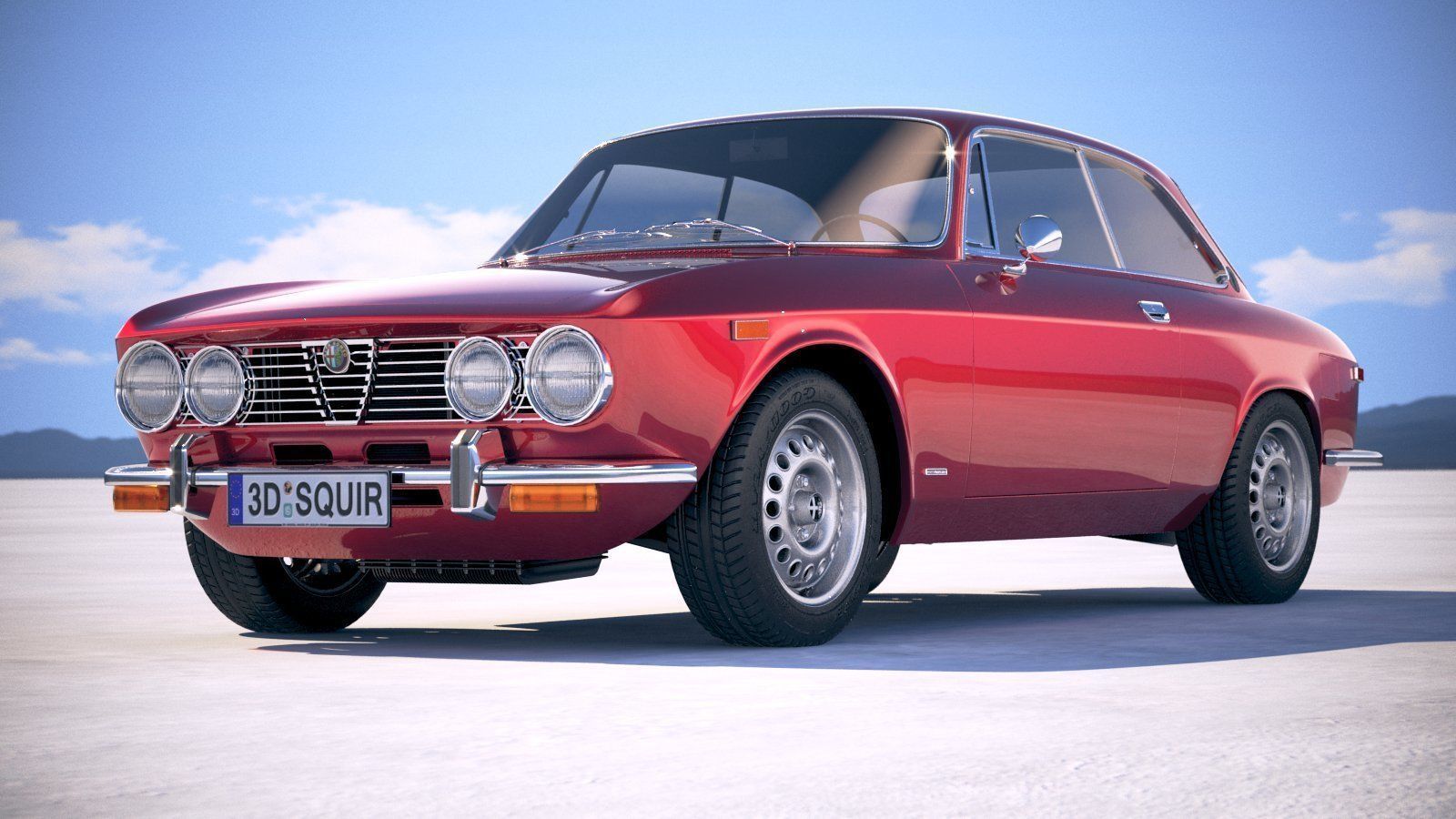 Alfa Romeo GTV 1974 3D model_12