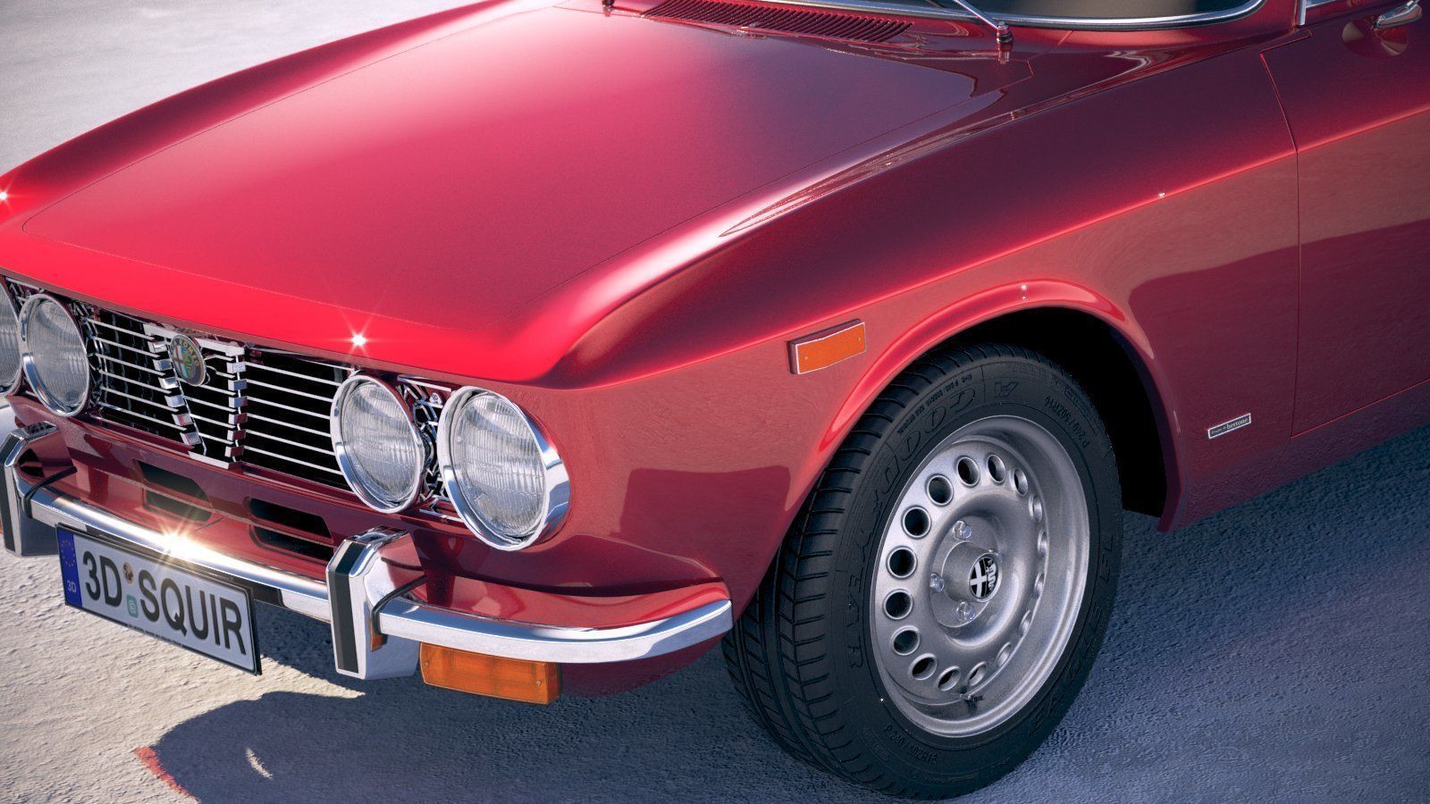 Alfa Romeo GTV 1974 3D model_2