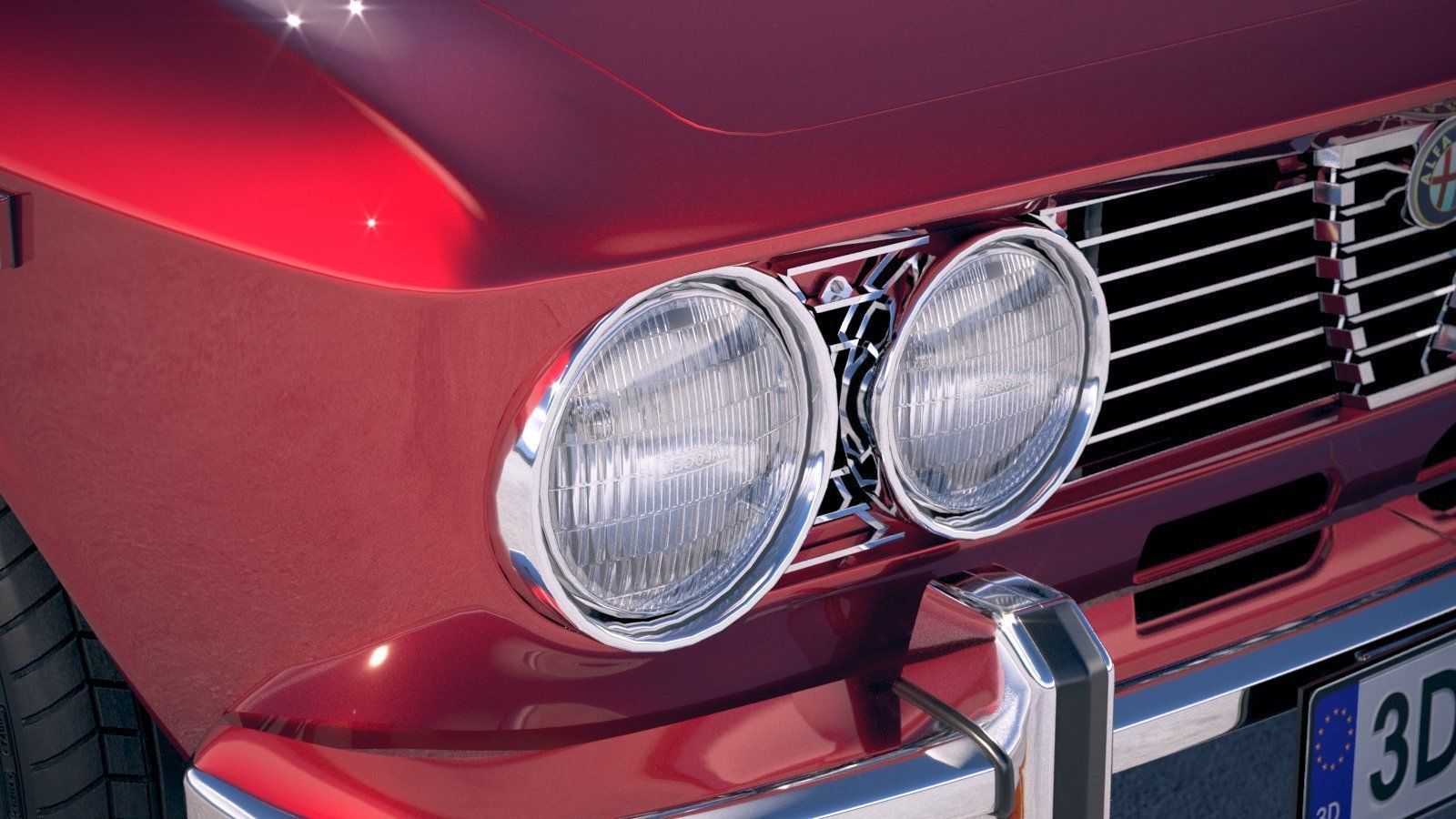 Alfa Romeo GTV 1974 3D model_15