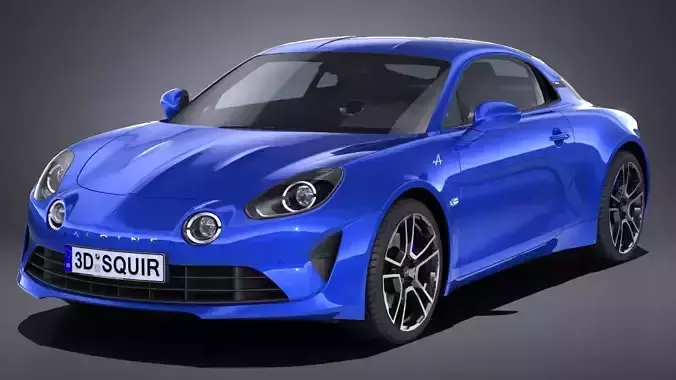 LowPoly Alpine A110 2018