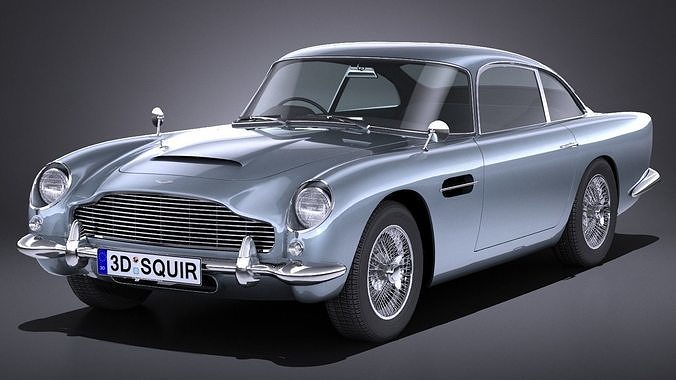LowPoly Aston Martin DB5 1963 Low-poly 3D model
