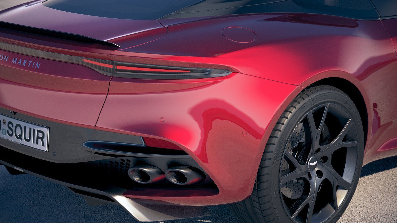 Aston Martin DBS Superleggera 2019 3D model_3