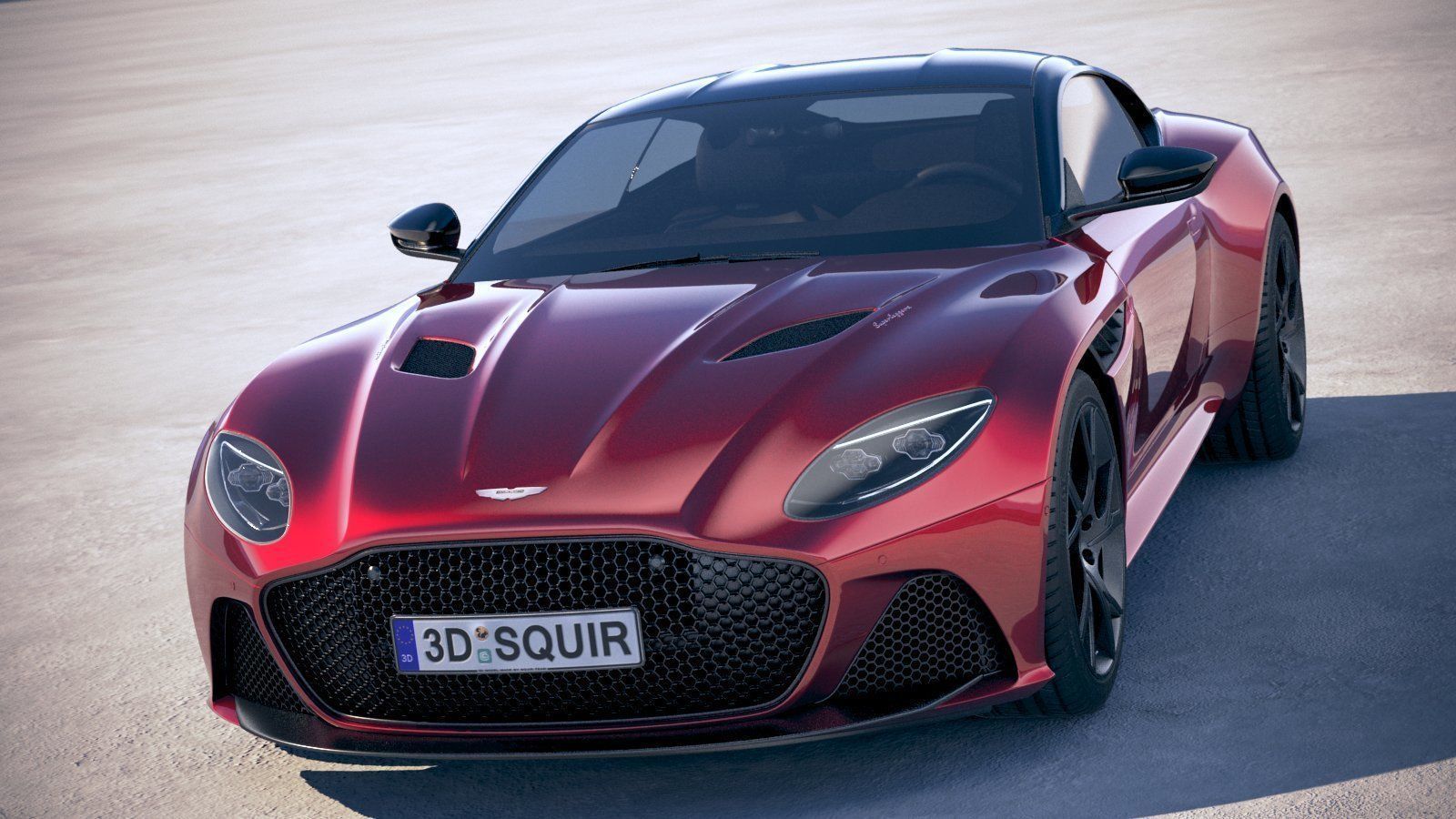 Aston Martin DBS Superleggera 2019 3D model_1