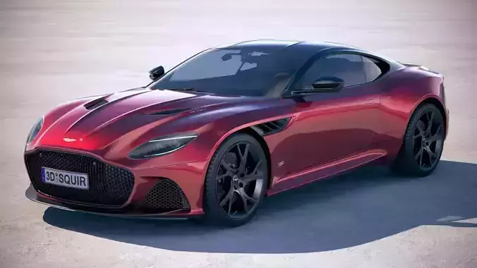 Aston Martin DBS Superleggera 2019 3D model