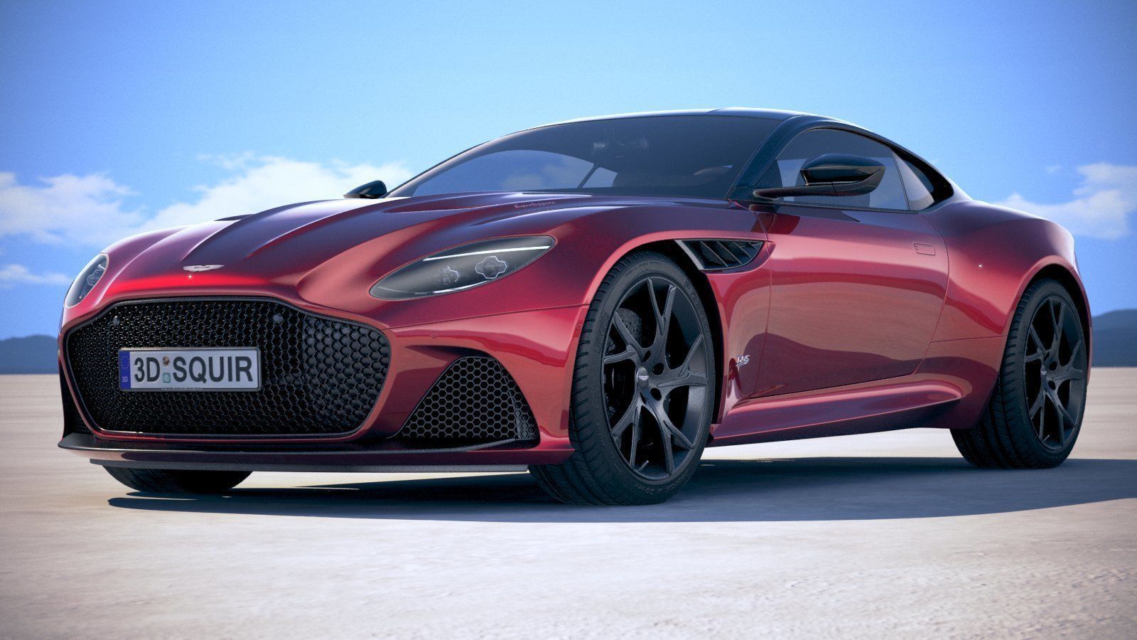 Aston Martin DBS Superleggera 2019 3D model_12