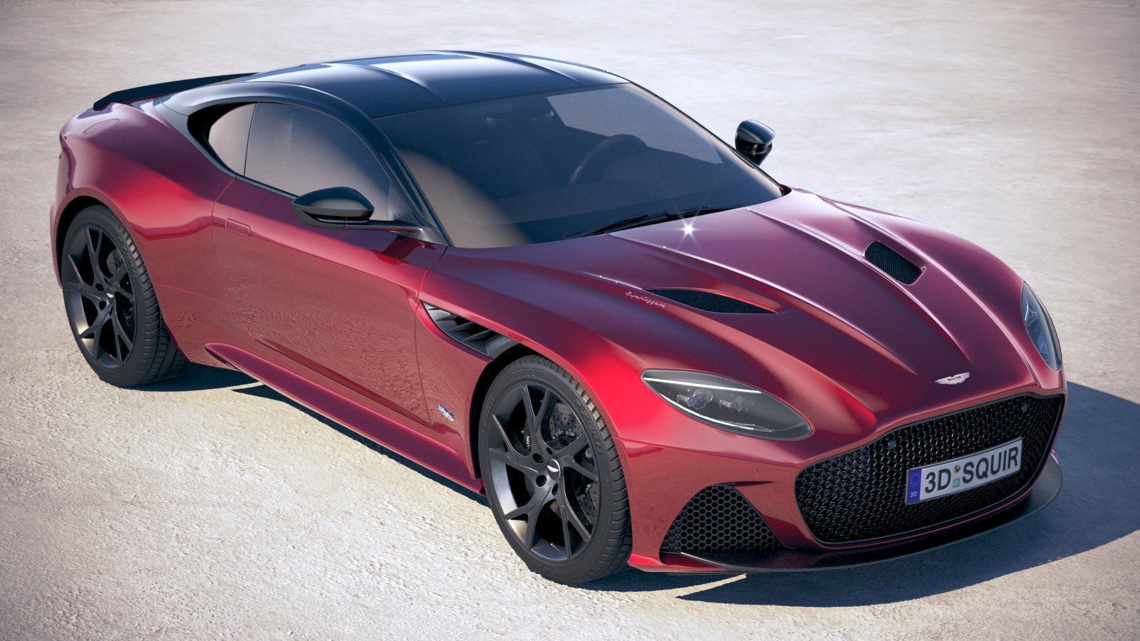 Aston Martin DBS Superleggera 2019 3D model_11