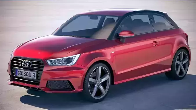 Audi A1 S-line 2017 3D model