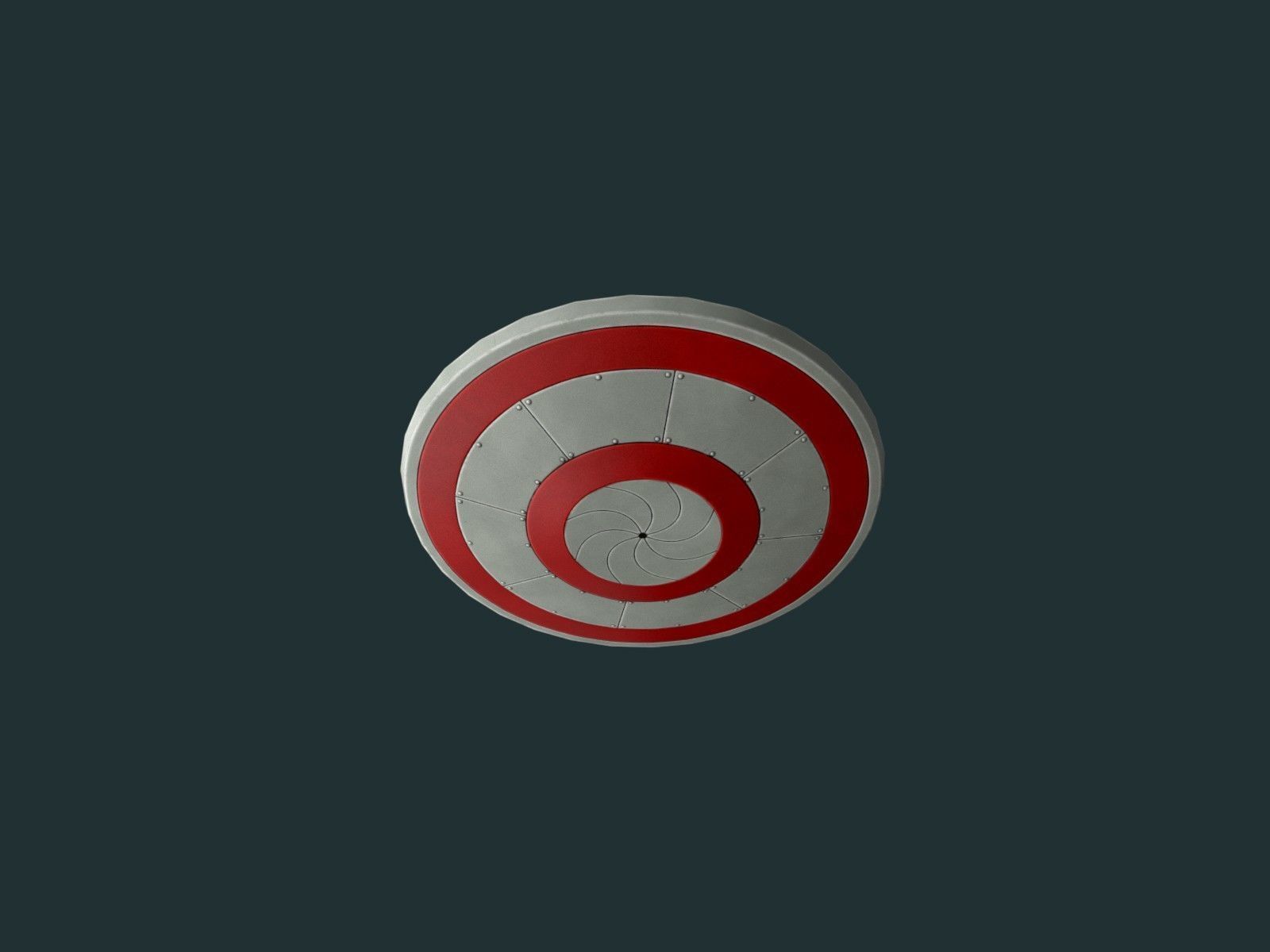 Flying Saucers Pack Low-poly 3D model_4