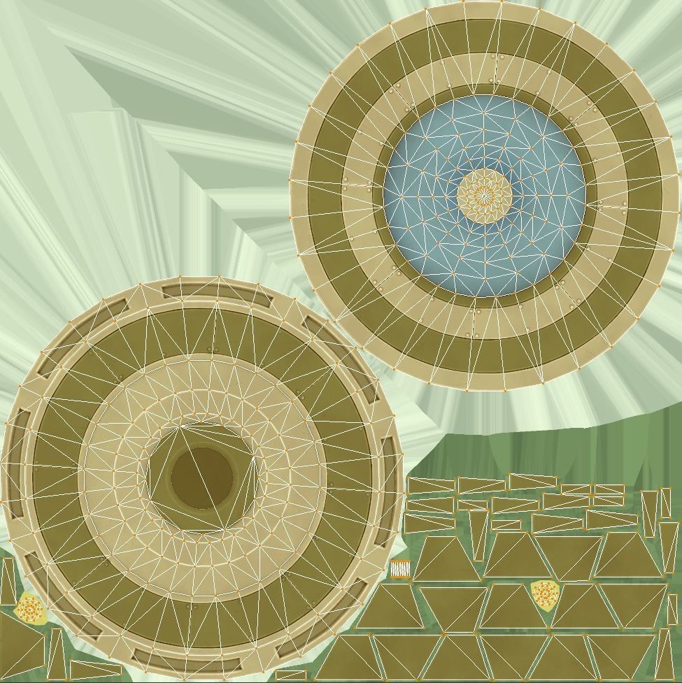 Flying Saucers Pack Low-poly 3D model_22